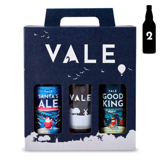 Gift Set - 2 x Christmas Beers + Glass